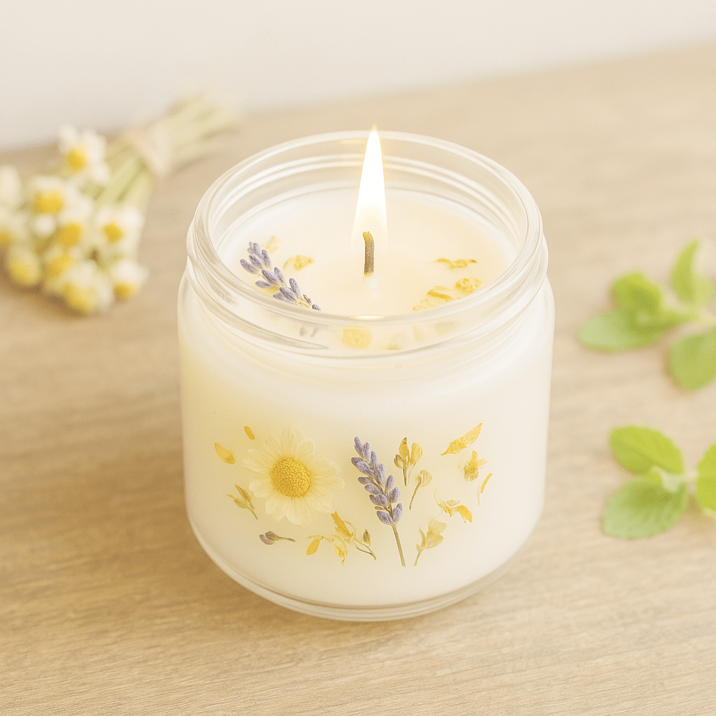 Jak si doma vyrobit svíčku inspirovanou&nbsp;jarem